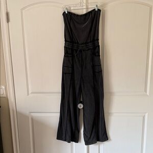 Boho Charcoal Grey Jumpsuit